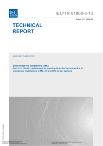 IEC TR 61000-3-13 2008 unbalance