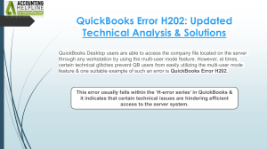 Effective ways to tackle Error Code H202 QuickBooks 2018