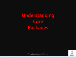 Unit--9 Understanding Core Packages