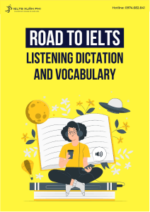 Road to IELTS-Listening Dictation and Vocabulary