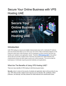 Secure Your Online Business with VPS Hosting UAE (1)
