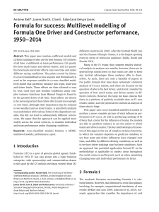 Driver n Team performance