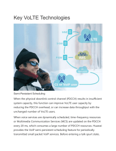 Key VoLTE Technologies