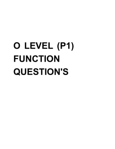 FUNCTIONS P1…