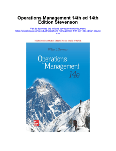 725200576-Download-Operations-Management-14Th-Ed-14Th-Edition-Stevenson-full-chapter