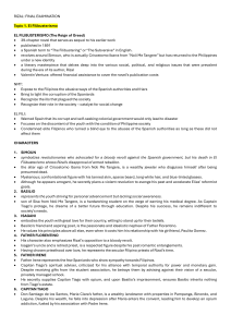 El Filibusterismo Exam: Rizal's Novel Analysis