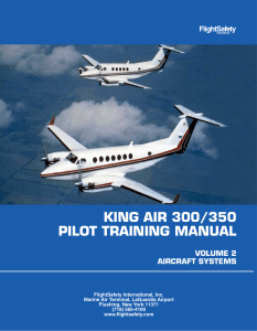 King Air 300/350 Pilot Training Manual