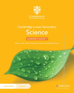 Cambridge science 6