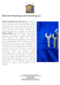 Detroit Heating and Cooling Co.
