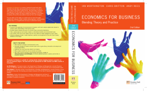 Economics for Business Text book