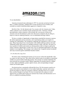 All shareholder letters Amazon 