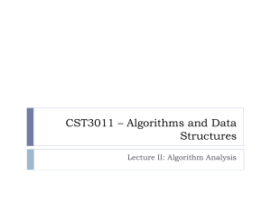 CSC 3011 Algorithm Analysis.pptx