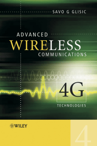 Advanced Wireless Communications-4G Technology