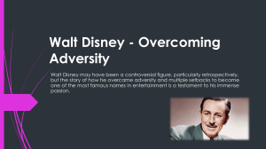 Walt Disney - Overcoming Adversity