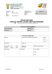 2nd Call Jobs Fund Application Form