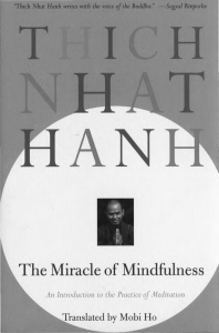 Thich Nhat Hanh - The Miracle of Mindfulness