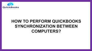 Simple Guide To fix QuickBooks Synchronization Between Computers