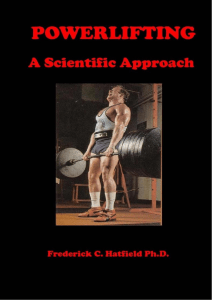 Powerlifting - A scientific approach