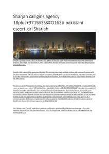 Sharjah call girls agency 18plus+971S63SSʬO163ʬ pakistani escort girl Sharjah