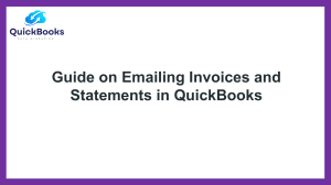 Emailing Invoices and Statements in QuickBooks: A Comprehensive Guide