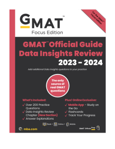 GMAT Data Insights 2023 - 2024