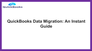 A Quick Guide To QuickBooks Data Migration