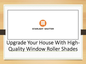 Affordable Stylish Roller Shades For Windows In Toronto