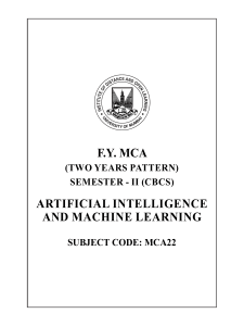 AI & Machine Learning Coursebook