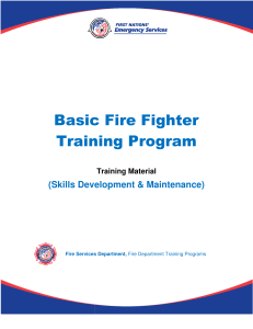Basic firefighter training
