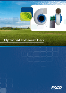 BSC Exhaust Fan Brochure