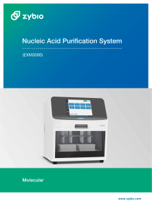 [Zybio] Nucleic acid purification system EXM3000 brochure