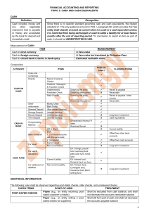FAR 03 - Cash and Cash Equivalents