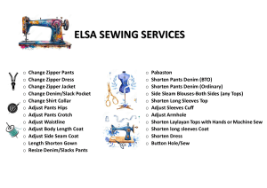 ELSA SEWING SERVICES