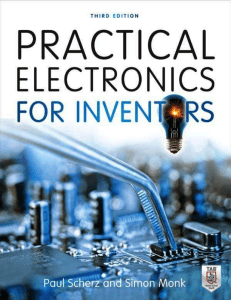 practical electronics for inventors - scherz paul