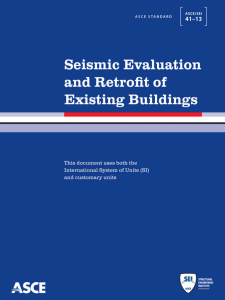 ASCE-SEI 41-13 ASCE Seismic Evaluation and Retrofit of Existing Buildings