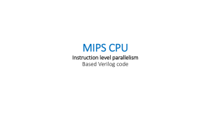 MIPS 16 bits CPU
