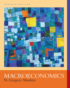Macroeconomics 7th edition N. Gregory Mankiw