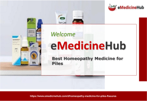 Best Homeopathy Medicine for Piles