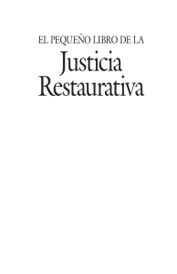 el pequeno libro de las justicia restaurativa