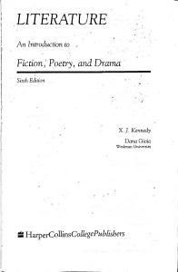 Literature  An Introduction to Fiction, Poetry, and Drama Includes 1995 Mla Guidlines ( PDFDrive )