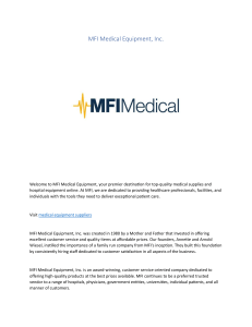 MFI Medical Equipment