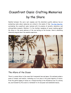 Oceanfront Oasis  Crafting Memories by the Shore