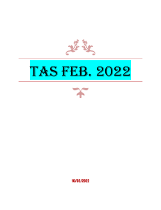 TAS Feb 2022