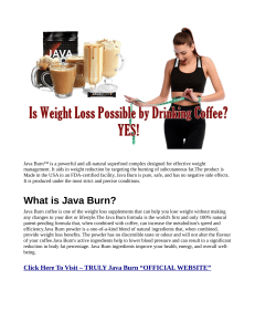 Java Burn Reviews TRUTH EXPOSED By A Real Consumer