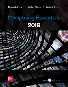 EBook ComputingEssentials [2019]