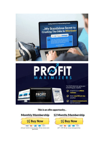 Profit Maximiser Review 2024: Don't Buy Before Reading This!