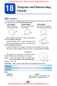 ICSE-Class-10-Bansal-Maths-Chapter-18-Tangents-and-Intersecting-Chords