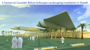 5 Factors to Consider Before Softscape Landscaping Installation in Riyadh