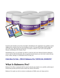 Balmorex Pro Global Customer WarNiNg ShoCkinG Reviews