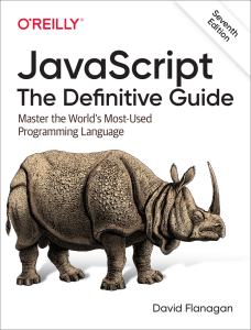 《JavaScript The Definitive Guide》英文PDF
